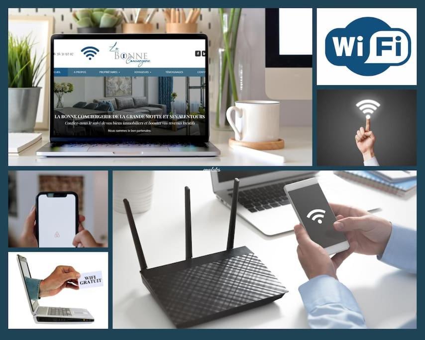 Le Nautilus Proche Plage Clim Parking Prive Wifi Proche Montpellier Carnon-Plage Exterior foto